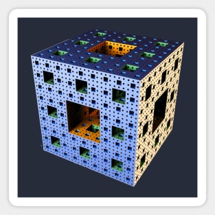 Fractal- Menger Sponge Magnet